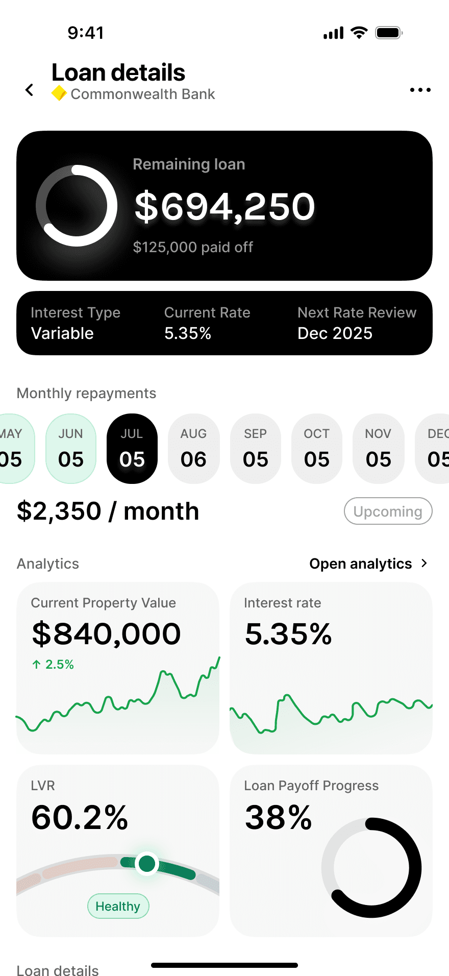 UPRIVE mobile app preview